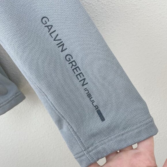 Galvin Green Men's XXL Insula Lite Grey Quarter Zip Long Sleeve Top Turtleneck - Picture 7 of 15